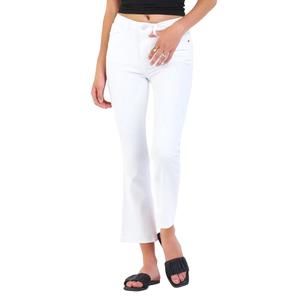 NEW DEAR JOHN DENIM jeanne super high rise flare jeans in white
